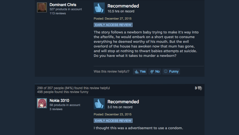 Illustration for article titled Who's Your Daddy, As Told By Steam Reviews